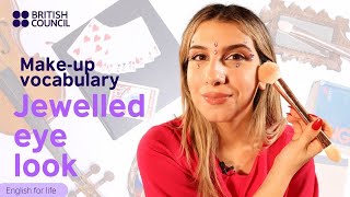 Make-up vocabulary in English a jewelled eye