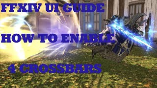 Famous FFXIV:UI guide how to enable all 4 of your crossbars Profile