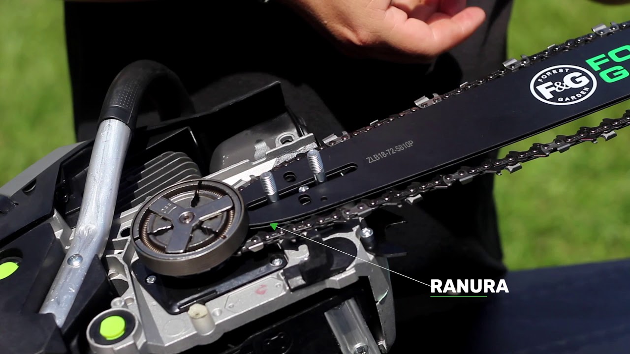 Como armar una motosierra Forest & Garden.