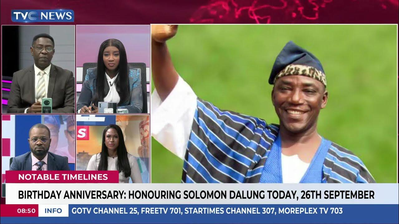 Notable Timelines: Birthday Anniversary: Honouring Solomon Dalung Today, 26th September