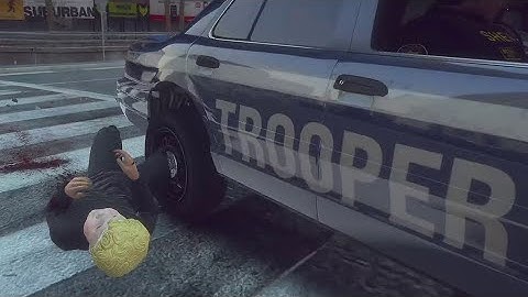 Tony Corleone Gets Run Over By Trooper Andrews During Heist Escape!!!😅😅😅| NoPixel 3.0 GTA RP