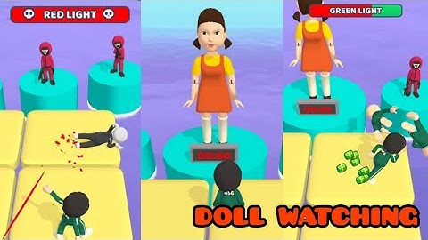 Doll Watching 👀 Gameplay Walkthrough Level 1-10 | Squid Game Version