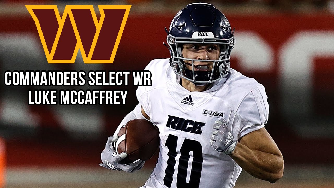 Commanders draft WR Luke McCaffrey with 100th overall pick