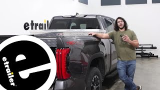 etrailer | How the Westin Brute 71" Low-Profile Crossover Tool Box Fits - 2024 Toyota Tundra