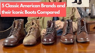 American Boot Classics Compared Indy, 1000 Mile, Iron Ranger, Chippewa Service Boot, Higgins Mill