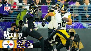 Pittsburgh Steelers vs. Baltimore Ravens | 2022 Week 17 Game Highlights