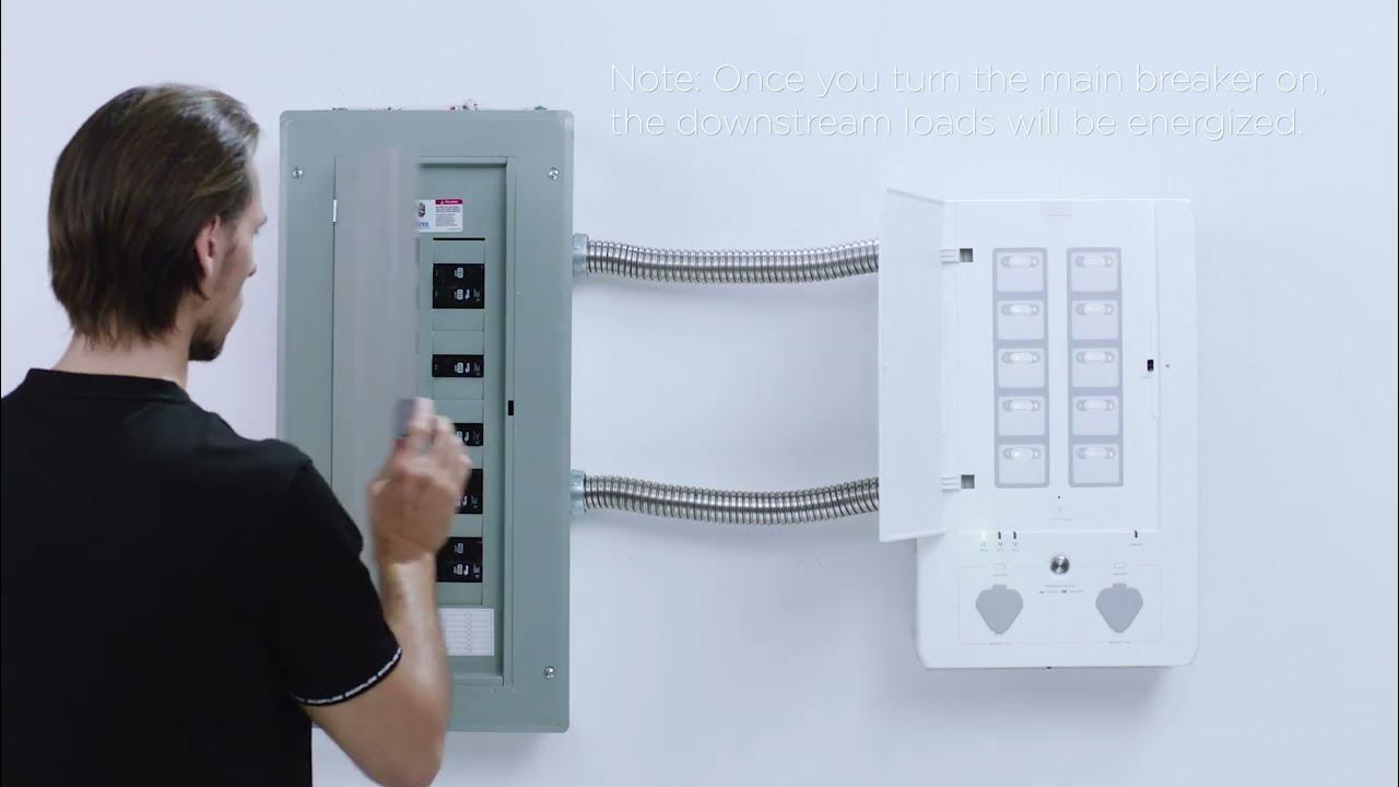 Installation du Smart Home Panel Ecoflow - YouTube