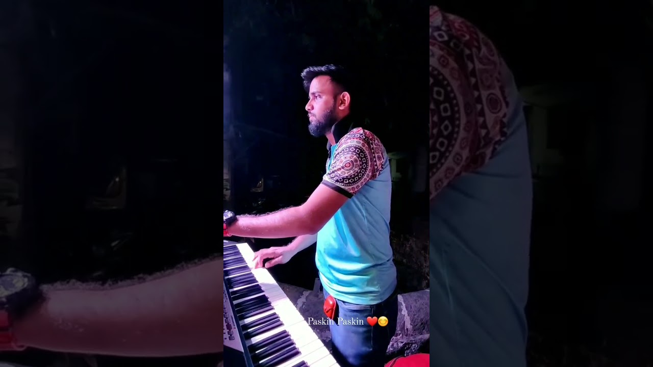 paskin paskin ❤️ new video 😘 on piano 🎹 