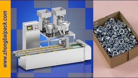 Fastener Packing Machine | Hardware Fastener Carton Box Filling Packaging Machine