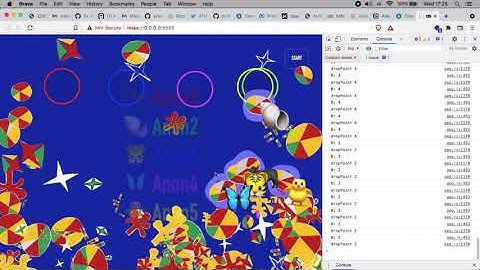 The Fifth! - 5 Wiimotes in Browser! - WebHID API + PixiJS