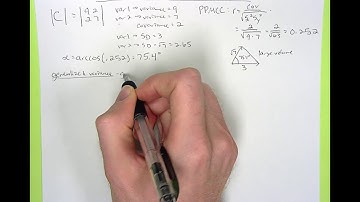 3 28 The Trace and the Determinant of a Covariance Matrix