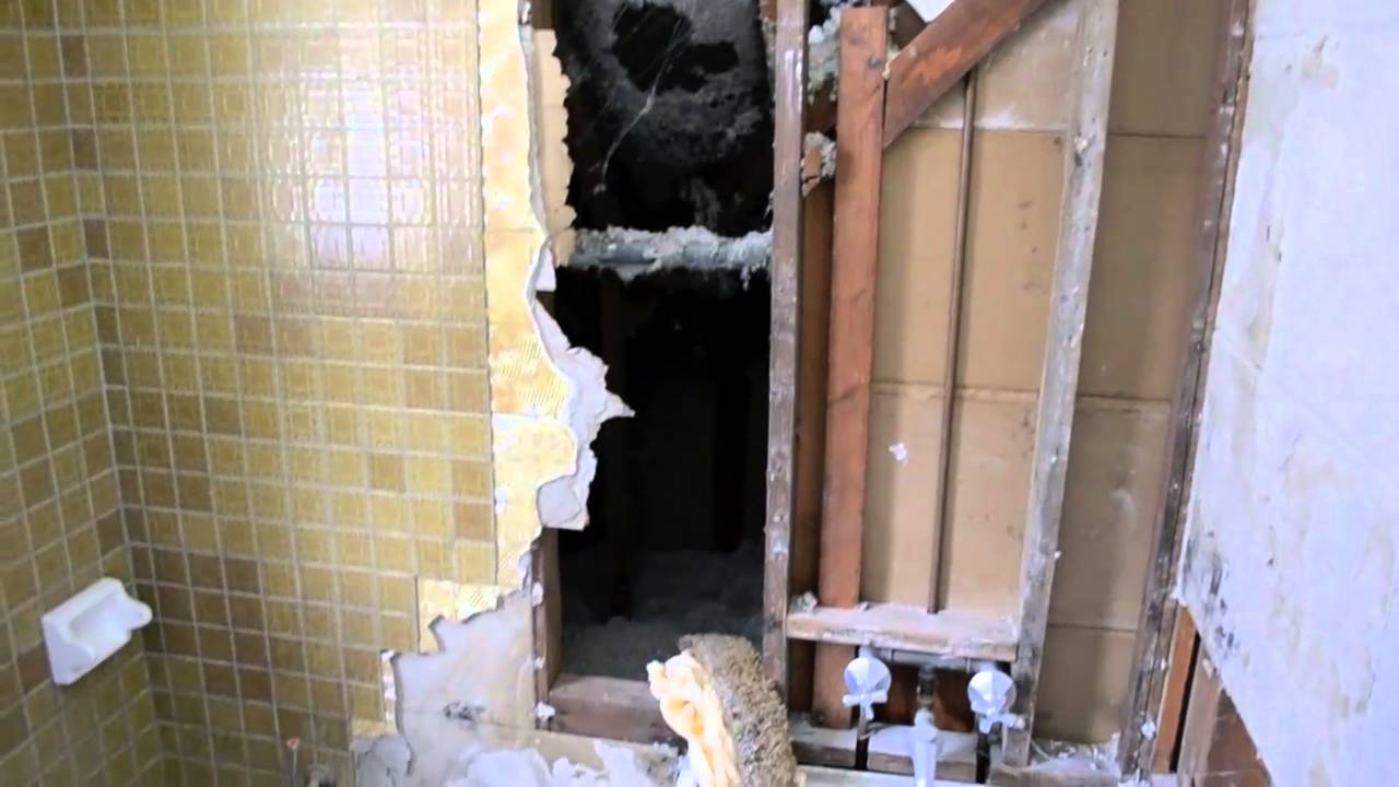 2nd Floor Bathroom Demolition YouTube