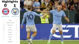 Bayern Munich vs Manchester City 0-1 Highlights Pre-Season Friendly Match – July 2022