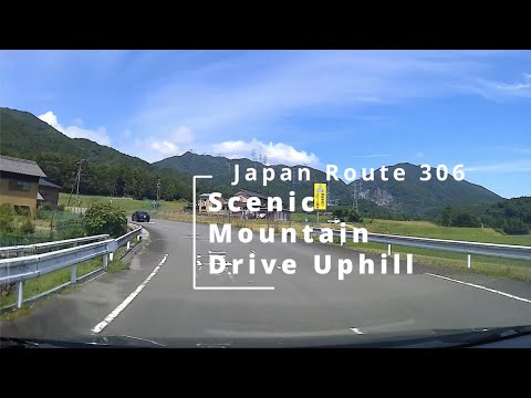 [ Driving in Japan ] Scenic Mountain Drive Route 306 Uphill