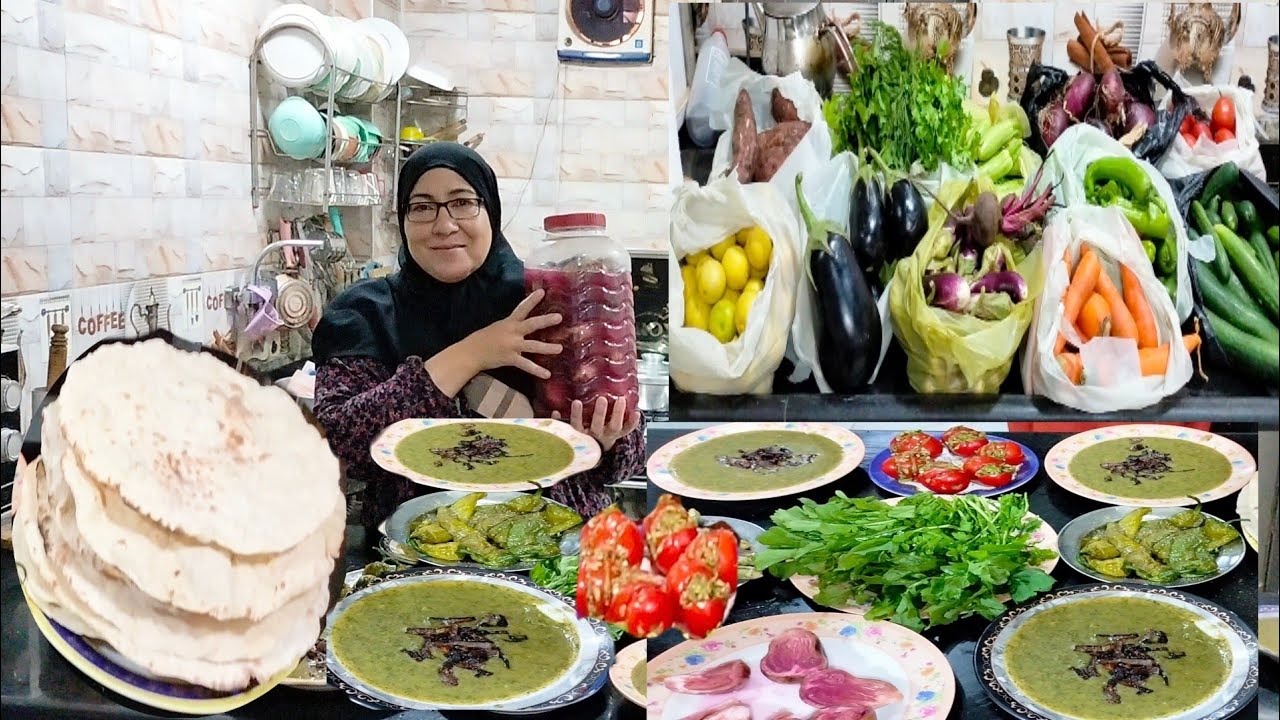 عملت اكله اكلت منها وانبصت😂ومخلل الباذنجان فتحت عليه لياقته تين برشومى احمر ☝️👌