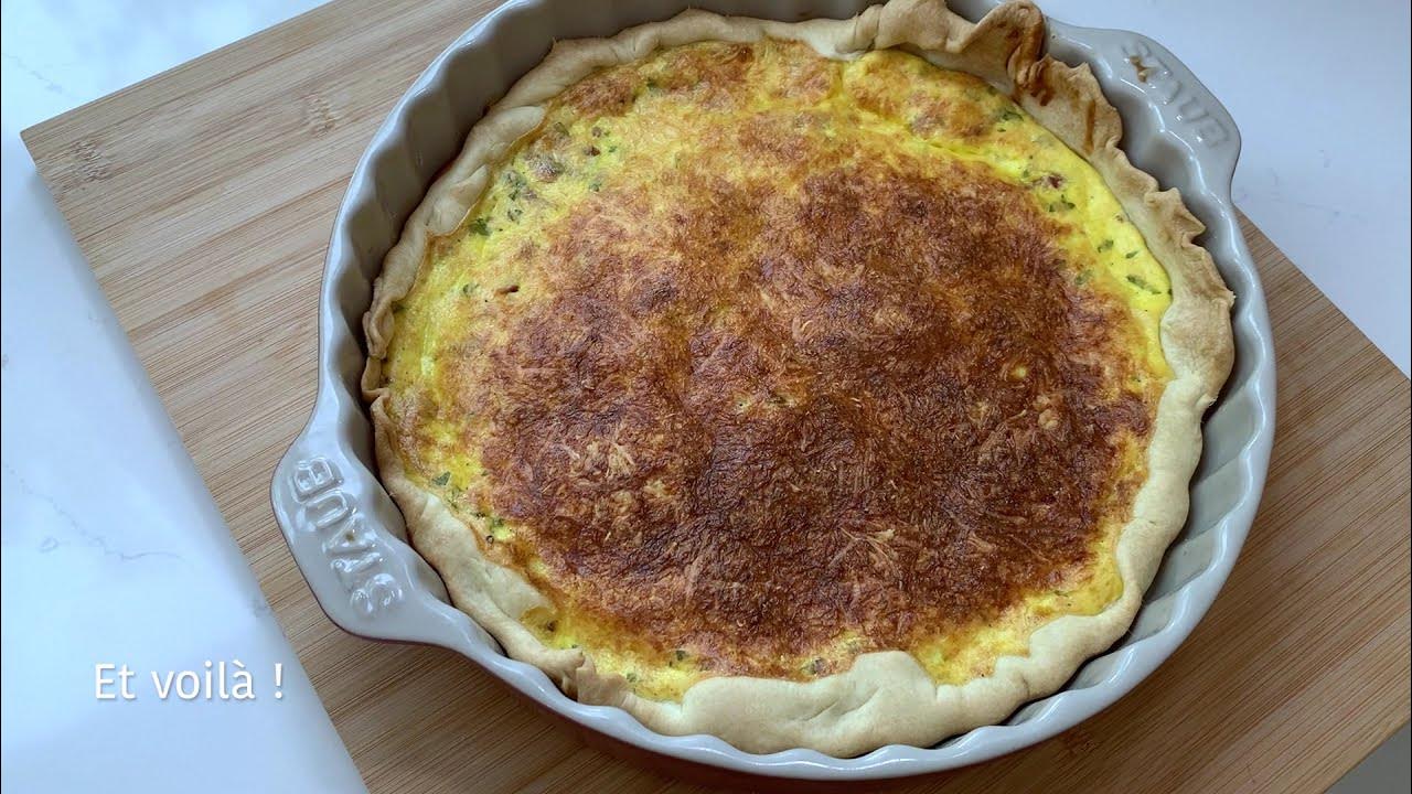 Quiche lorraine revisitée, steam oven Miele YouTube