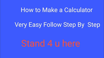 How to make a simple calculator using java Part-1