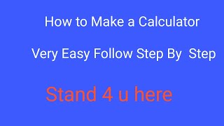 How to make a simple calculator using java Part-1 screenshot 5