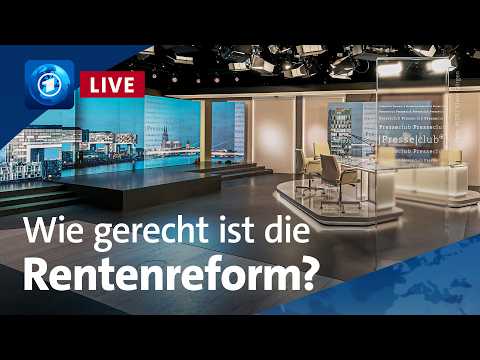 Rentenreform: Genug, gerecht und sicher? | ARD-Presseclub