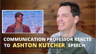Communication Professor's Reaction to Ashton Kutcher's Speech for Teen Choice Award