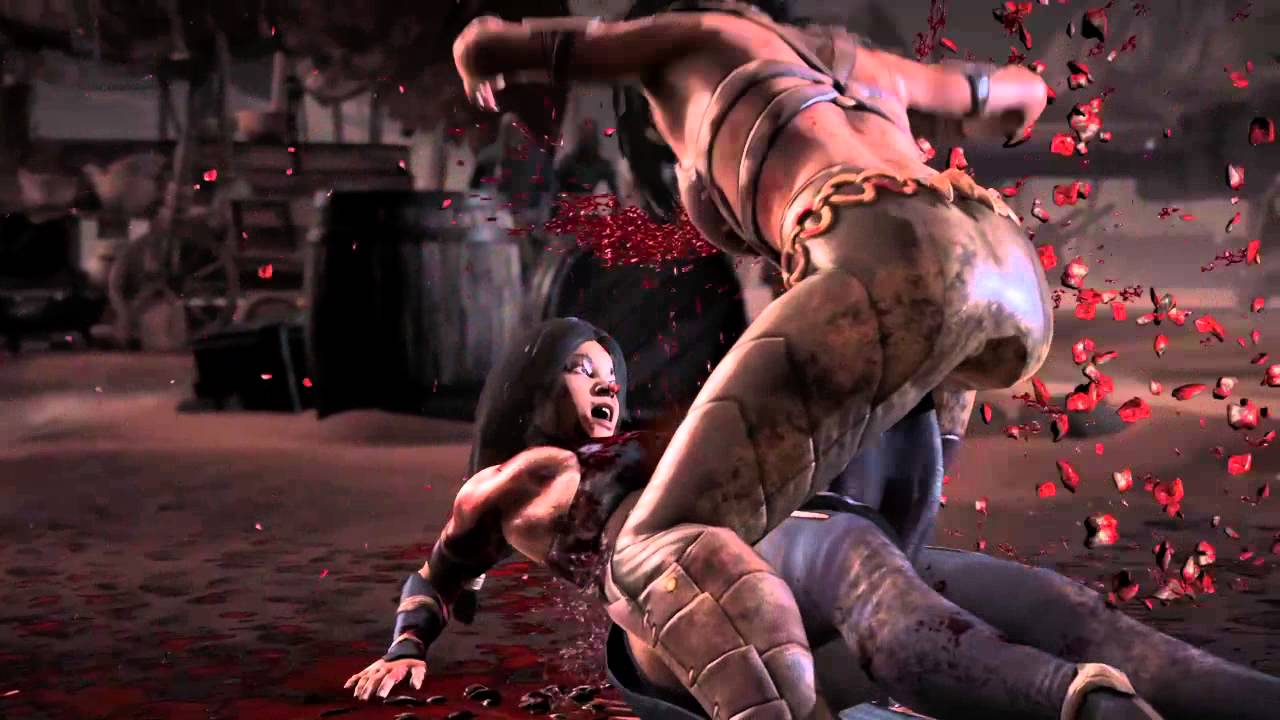 Føderale portugisisk trone Mileena "Tasty Treat" Fatality MKX PS4 HD - YouTube