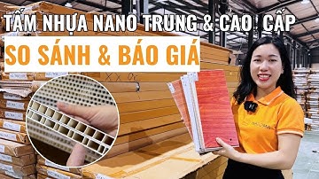 So sánh và báo giá tấm nhựa ốp tường nano cao cấp và trung cao | Tấm ốp tường nano | Lê Hạ Haroma