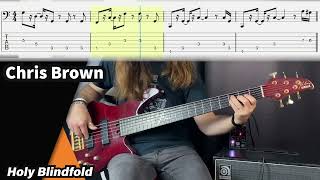 Chris Brown - Holy Blindfold (bass cover tabs) #basscover #chrisbrown