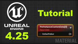 UE4 Tutorial - Per Instance Custom Data