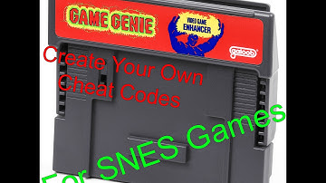 How to make your own Super Nintendo codes