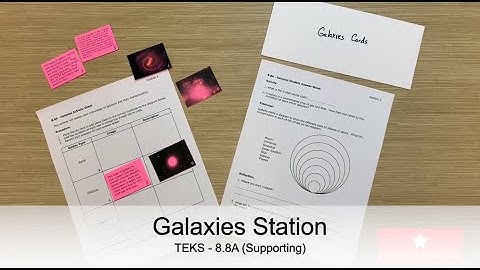Galaxies TEKS 8.8A - End of Year Review