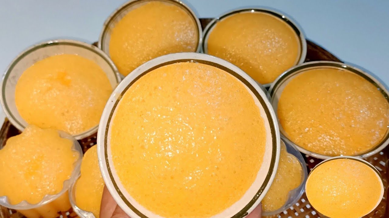 BÁNH BÒ XỐP KHOAI LANG/ Cách Làm BÁNH BÒ KHOAI LANG VÀNG  Nở Cao Xốp Mềm /Bánh Bò Hấp Không Bị XẸP.