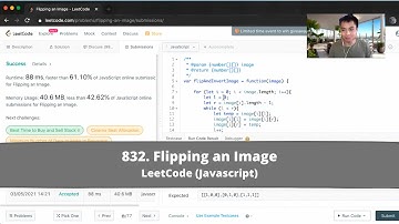 How to Solve "832 Flipping an Image" on LeetCode? - Javascript