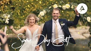 Bride SURPRISES groom with Same Day Edit wedding video! by Amari Productions 5,447 views 2 years ago 4 minutes, 29 seconds