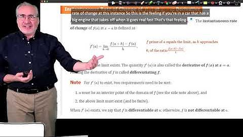 MAT 210 Section 10.5 The Derivative