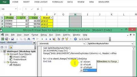[Excel Fever] แยกข้อมูลเป็นชีตใหม่ด้วย Auto Filter