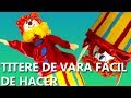 COMO HACER una MARIONETA / TITERE | Fácil y rápido | Marionetas