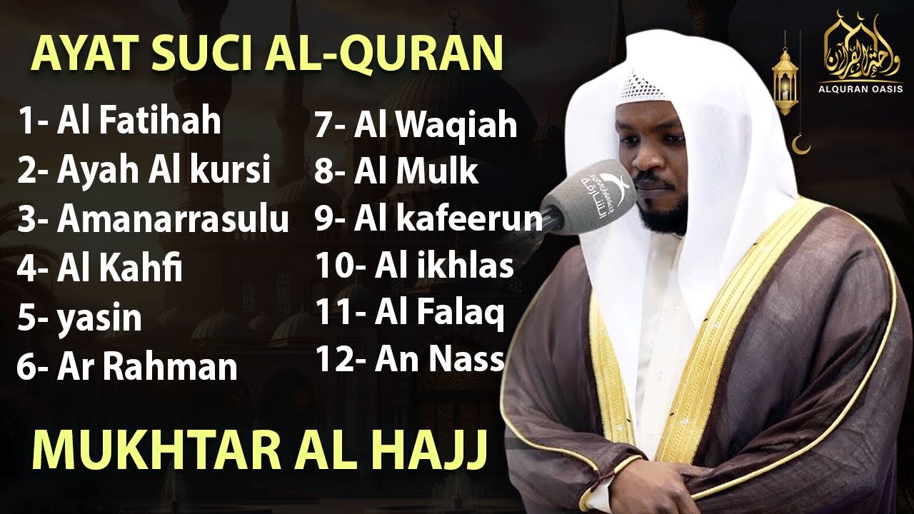 Alquran Dengan Suara Yang Sangat Indah | Alfatiha, Alkahfi,Yasin,Alwaqia, Arrahman,Almulk Almoeathat