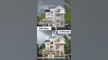 Render you 3ds max screenshots instantly #3dsmax #aiforarchitects #ai #airendering