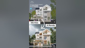 Render you 3ds max screenshots instantly #3dsmax #aiforarchitects #ai #airendering