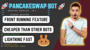 Front-Running Feature Of Pancakeswap/Metamask Bot, Mempool Snipping Bot for BSC.