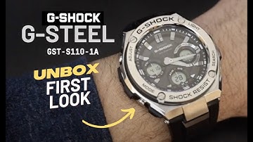 G-SHOCK G-STEEL (Casio GST-S110-1A) Unboxing/Quick Look-Best G-Steel?