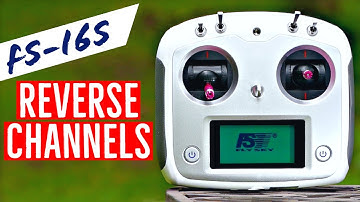 How to Reverse Channels - FlySky FS-i6S - (Reverse Servo)