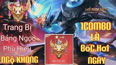 Ngộ Không Mùa 16 Leo Rank Cao Thủ Hiệu Quả Bằng Bảng Ngọc Và Trang Bị Chuẩn Này