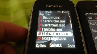 Playing the Nokia Tune ringtone in my 2 working Nokia phones