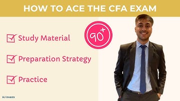 CFA Exam Preparation Strategy | How I scored more than 90 Percentile in CFA Level 1 and Level 2