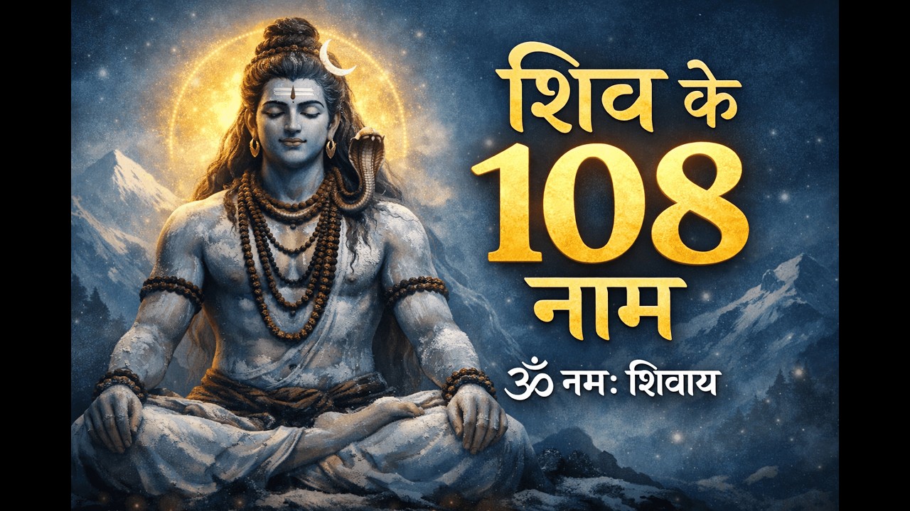 शिव के 108 नामों का दिव्य भजन | Shiv Ashtottar Naamavali Bhajan | Om Namah Shivaya