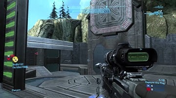 Halo Reach MLG PIT CTF nice triple snipe
