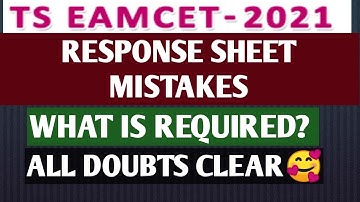 TS EAMCET 2021 PRELIMINARY KEY MISTAKES LIST|| PART-3