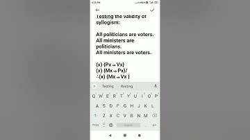 UGC NET: Logic Quantification Theory