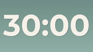 30 Minute Countdown Timer – No Sound | Deep Focus
